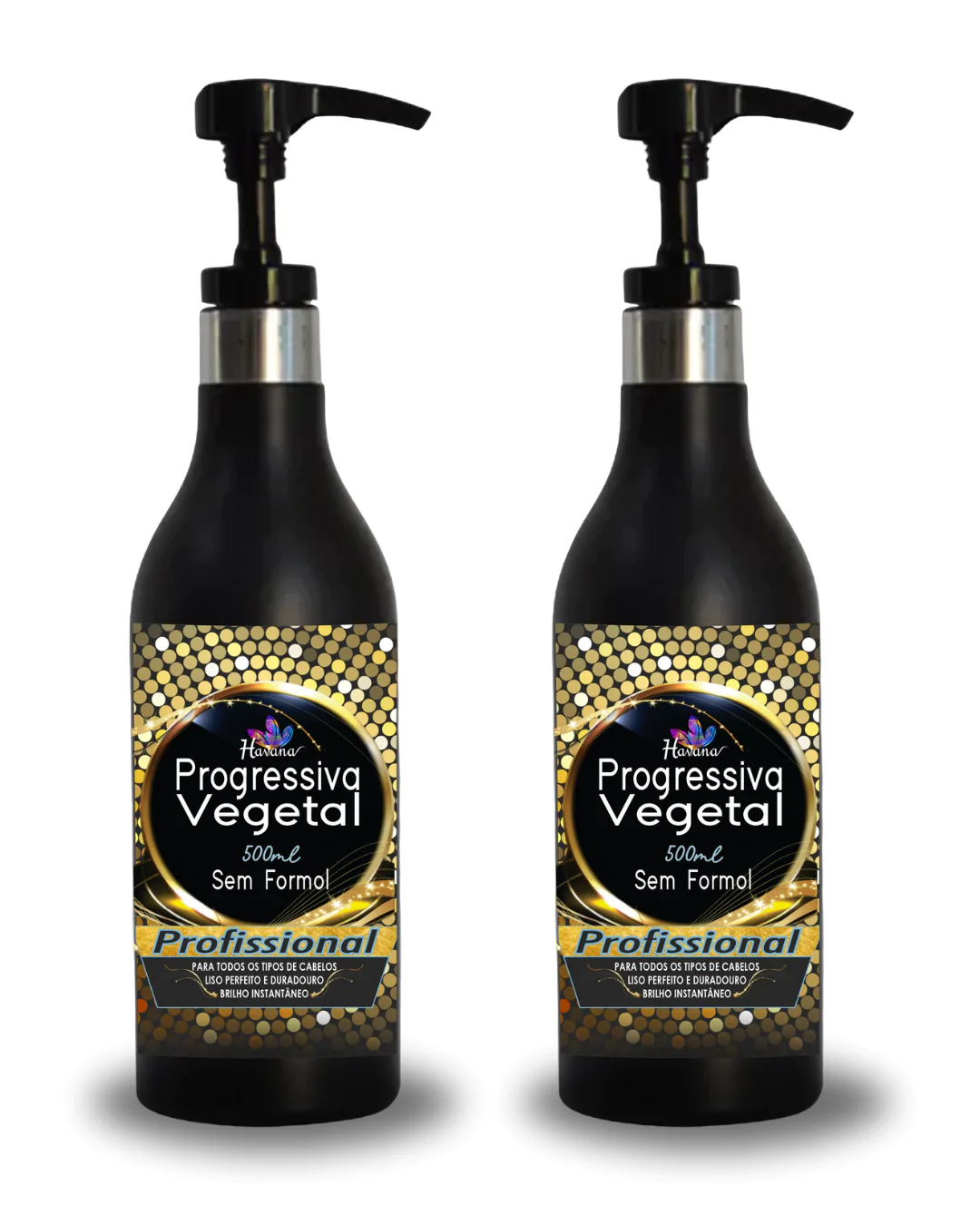 Kit Progressiva Vegetal Havana 2 frascos 500ml sem formol
