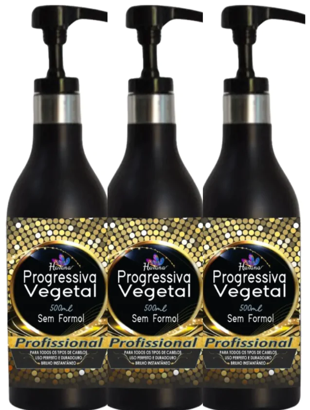 Kit 1 frasco Progressiva Vegetal Havana 500ml