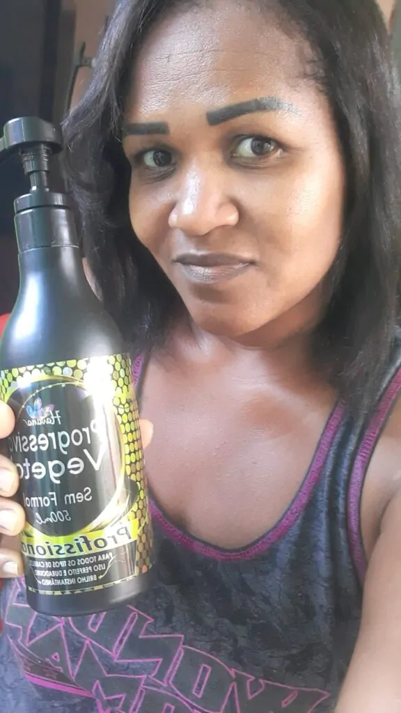 Resultado real progressiva vegetal sem formol